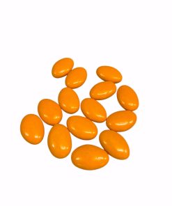Dragées chocolat 50% – Orange – 1 kg