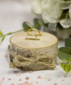 Porte alliance mariage en bois