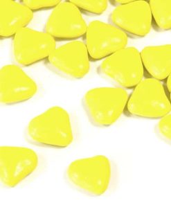 Dragées cœur – Jaune – 500 g – Majesty