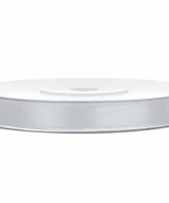 Ruban satin Gris- largeur 6mm longueur 25m